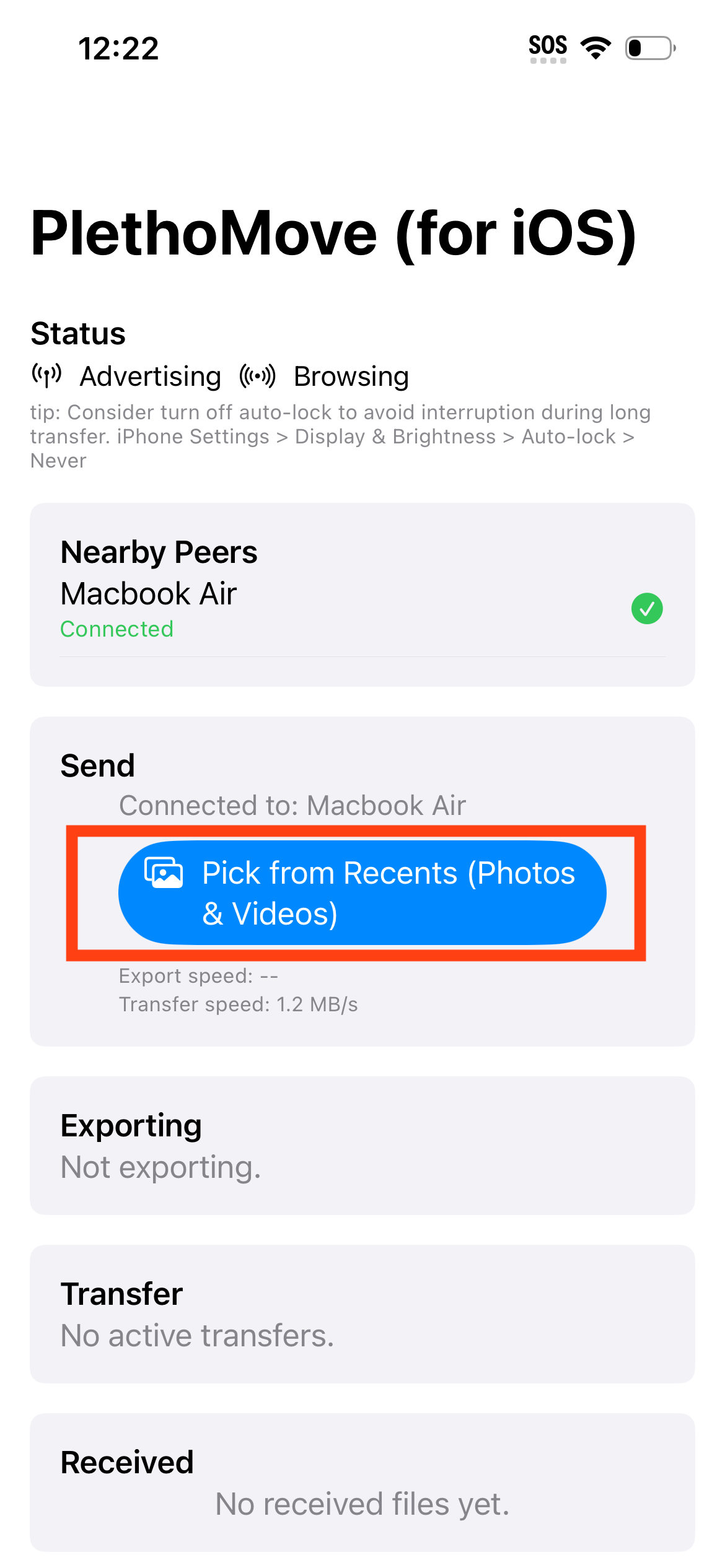 Select Photos and Videos